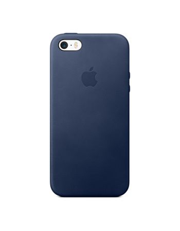 Чехол для iPhone Apple iPhone SE Leather Case Midnight Blue